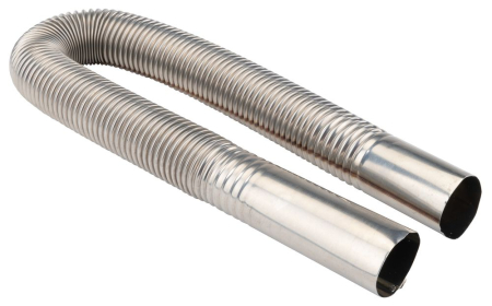 Incalzitoare Webasto - Țeavă de eșapament pentru încălzitor diesel Webasto Powermat PM-AG-8M-RW, 455mm, Ø25mm