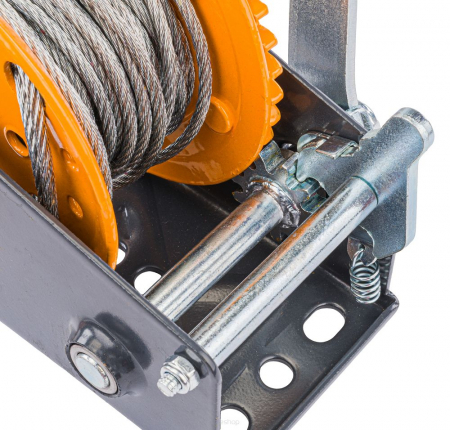 Troliu manual cu cablu de 10 metri si 545kg forta [5]