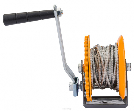 Troliu manual cu cablu de 1133kg si 10 metri de cablu [1]
