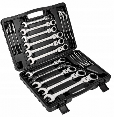 Trusa chei combinate  fixa inelara cu clichet 6-32mm [2]