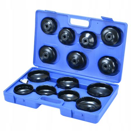 Trusă 15 Chei Tubulare pentru Filtre Ulei, Heavy-Duty (2.72 kg), Compatibilitate Universală [3]