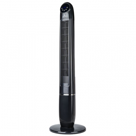Ventilator Coloana Electric Velano 230V/50Hz, 50W, Oscilatie, Telecomanda, Cablu 1.6m Timer pana la 12 ore, 3 Viteze de Ventilare si 3 Tipuri de Flux de Aer [1]