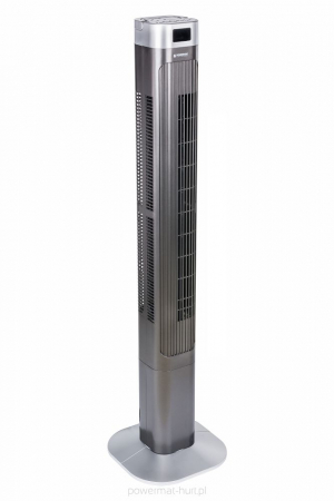 Casa si Gradina - Ventilator vertical oscilant cu telecomandă silențios   3 tipuri de viteze  argintiu/gri