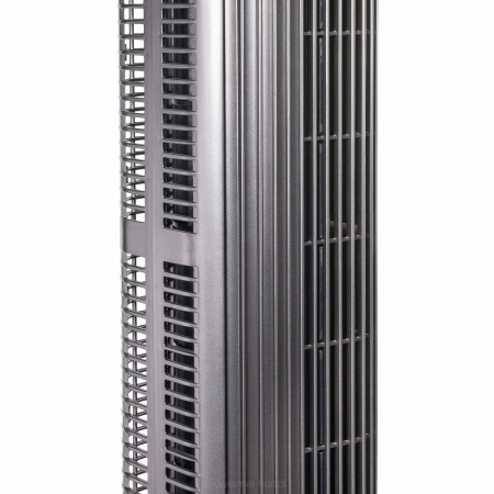 Ventilator vertical oscilant cu telecomandă silențios   3 tipuri de viteze  argintiu/gri [9]