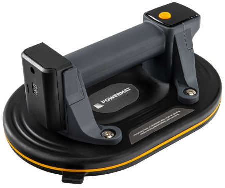 Ventuză Inteligentă cu Acumulator Li-Ion 3.7V Powermat PM-PPS-260M, Diametru 200mm, Capacitate 260kg, Pompă de Vid Automată cu Ecran LCD, Valiză Transport [8]