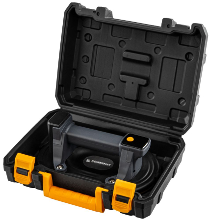 Ventuză Inteligentă cu Acumulator Li-Ion 3.7V Powermat PM-PPS-260M, Diametru 200mm, Capacitate 260kg, Pompă de Vid Automată cu Ecran LCD, Valiză Transport [2]