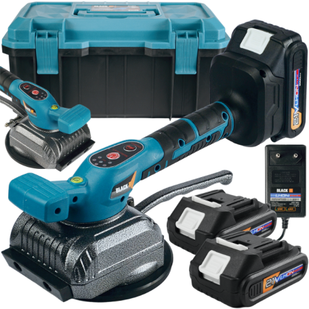 Casa si Gradina - Ventuza vibranta pentru mutarea, nivelarea gresiei, usoara, cu 2 acumulatori 2000mAh, 100kg