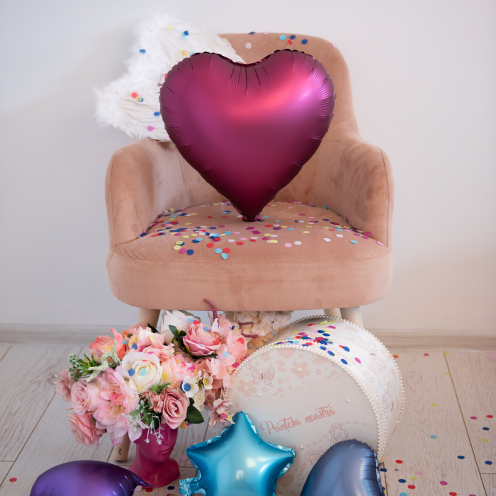 Balon Folie Inima - Satinat 45 cm [2]