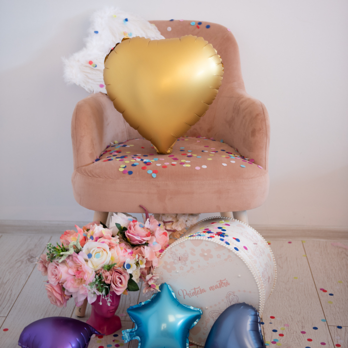 Balon Folie Inima - Satinat 45 cm [2]