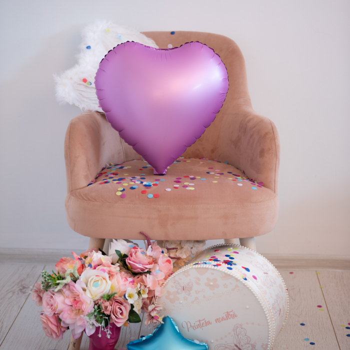 Balon Folie Inima - Satinat 45 cm [2]