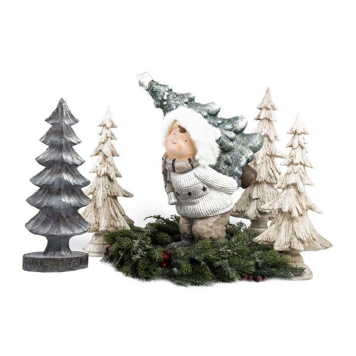 Brad, decoratiune Craciun - 38 x 15 cm  [2]