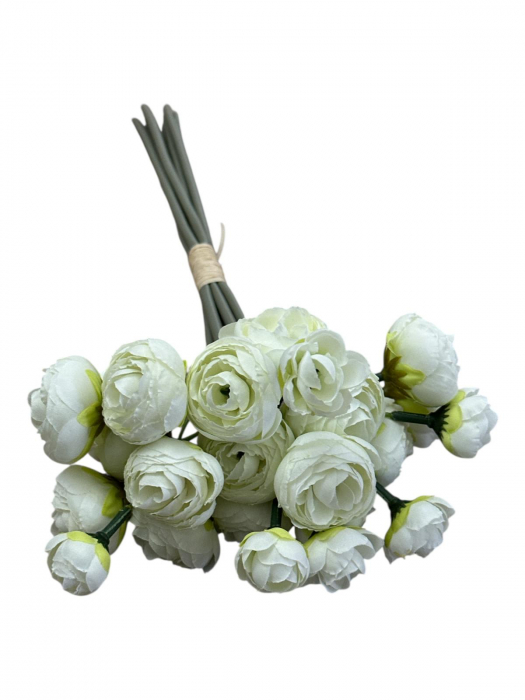 Buchet artificial, Mini Ranunculus Persan  - 30 cm [2]