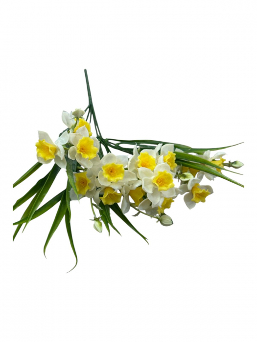 Buchet artificial, Narcise - 35 cm [2]