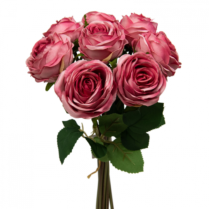 Buchet artificial Trandafir Aliz - 35 cm [2]