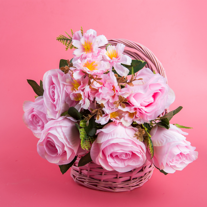 Buchet artificial Trandafiri Betty - 50 cm [2]