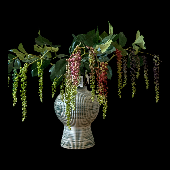 Creanga artificiala cu flori curgatoare "Cissus"- 60 cm [2]
