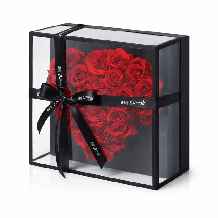 Cutie decorativa cu capac transparent ( 24*24*14 cm) [2]