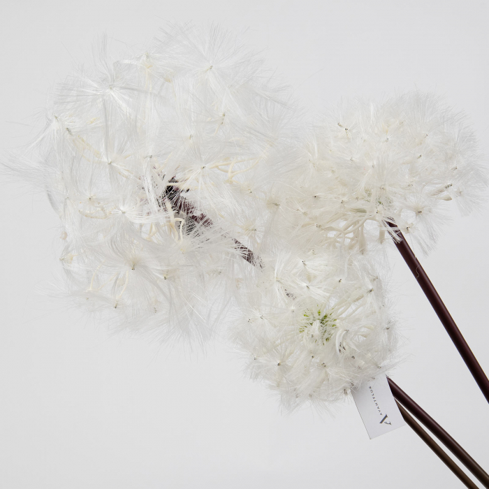 Dandelion (papadie) white, artificial 63 X 10 cm & 85 X 12 cm & 90 X 17 cm [3]
