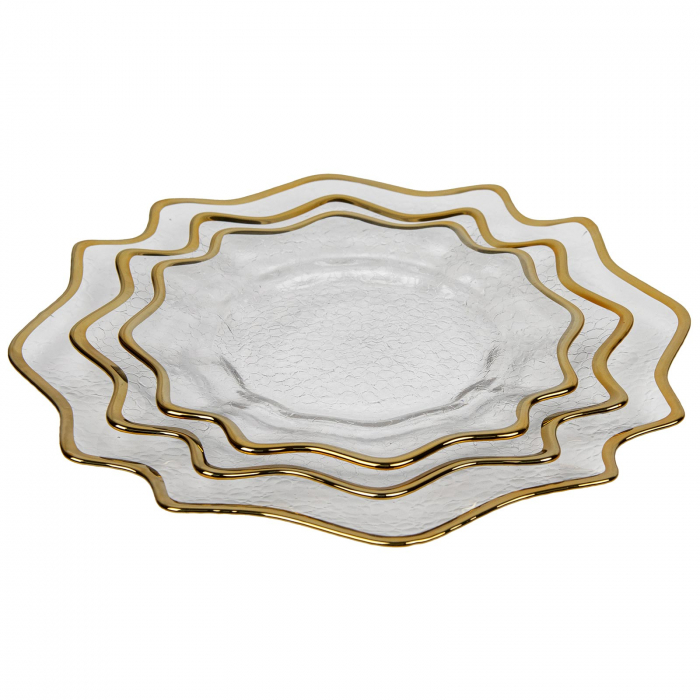 Evelina - Farfurie Din Sticla 20 cm [2]