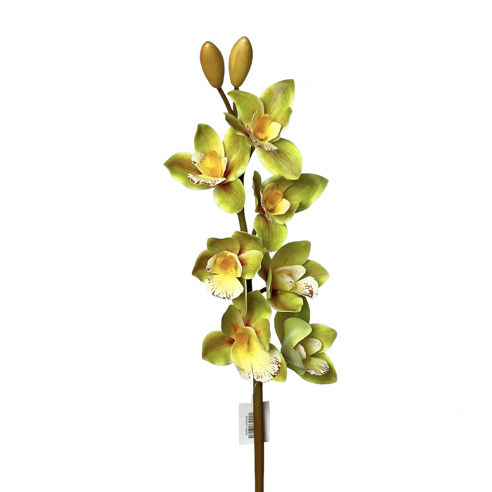 Orhidee artificiala Cymbidium 7 cupe  - 70 cm [2]