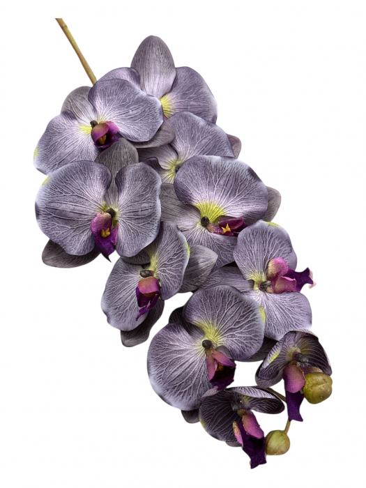 Orhidee Phalaenopsis artificiala cu 10 cupe - 90 cm [2]