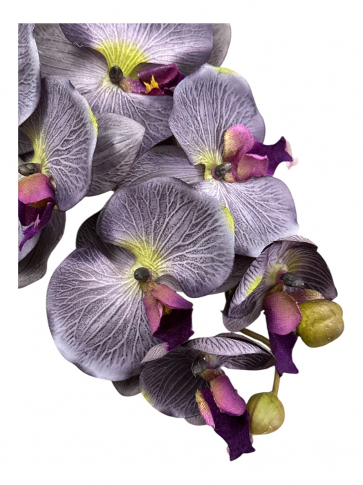 Orhidee Phalaenopsis artificiala cu 10 cupe - 90 cm [3]