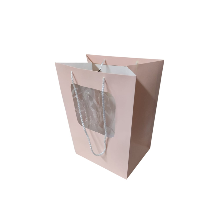 Punga din carton cu fereastra, Sofiana - 30*26*20*16 cm [1]