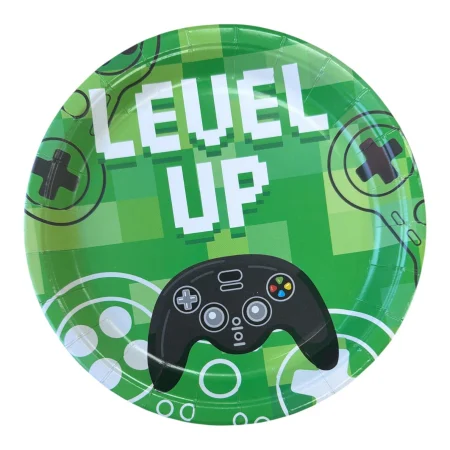 Set 10 farfurii carton ,,Level Up,, - 23 cm [2]