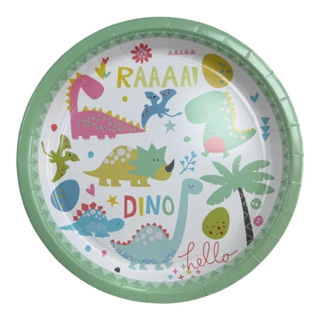 Set 10 farfurii carton "Dino" - 23 cm [2]