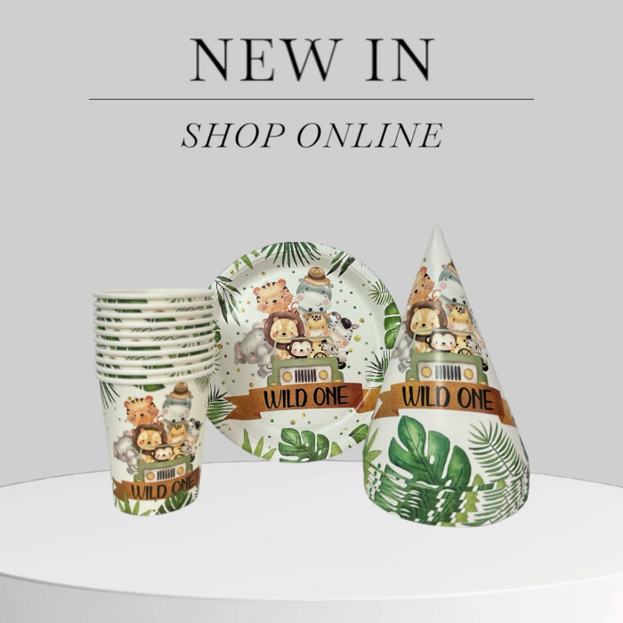Set 10 farfurii carton "Wild One"-18 cm [2]