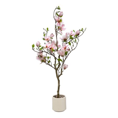 Flori artificiale la ghiveci - Copac artificial Magnolie H 130 cm