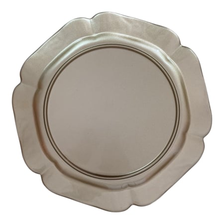 Farfurii - Farfurie suport din sticla "Champagne" 33 cm