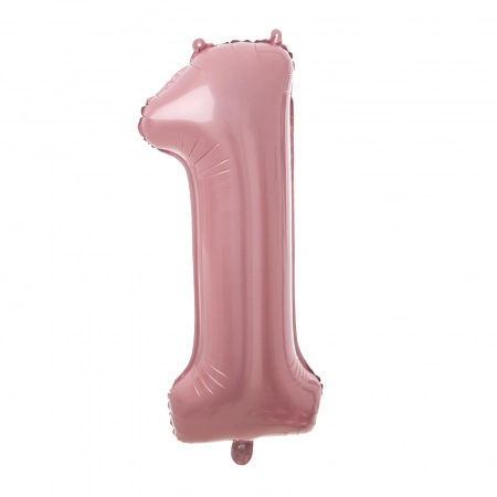 Baloane & Petreceri - Balon cifra din folie roz - 80 cm
