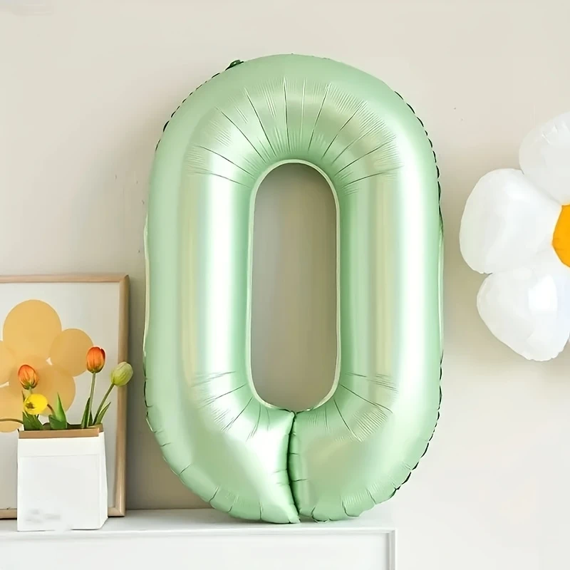 Baloane & Petreceri - Balon cifra din folie vernil  - 80 cm