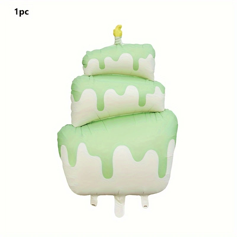Baloane & Petreceri - Balon din folie in forma de tort 55.5*96 cm