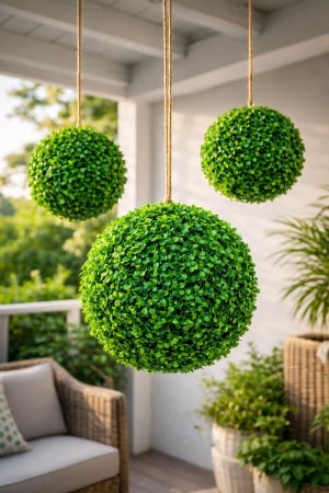 FLORI & PLANTE DECORATIVE - Bila decorativa Buxus artificial 15 cm