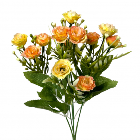 Minirosa - Buchet artificial de Minirosa si texturi