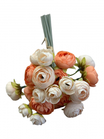 Buchet artificial, Mini Ranunculus Persan  - 30 cm [1]