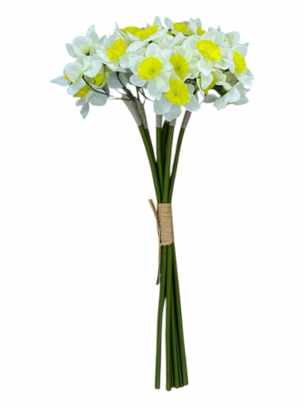 Buchet artificial, Narcise premium - 35 cm [3]
