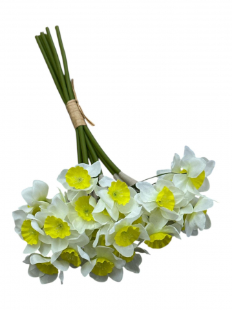 Buchet artificial, Narcise premium - 35 cm [2]