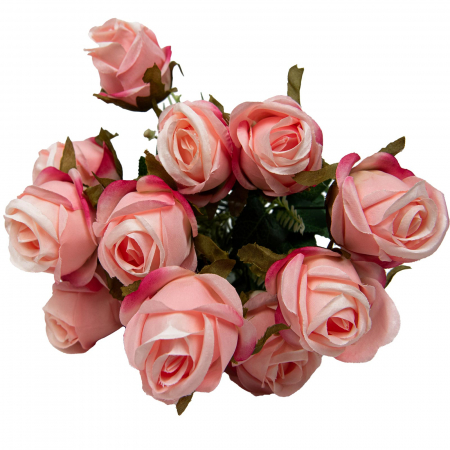 Trandafir - Buchet artificial Trandafir, Rosa Furibunda - 35 cm