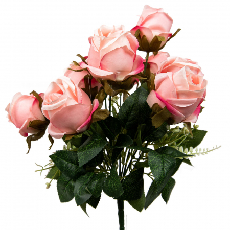 Buchet artificial Trandafir, Rosa Furibunda - 35 cm [1]