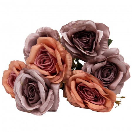 Trandafir - Buchet artificial Rose Empress Farah - 40 cm