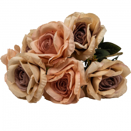 Trandafir - Buchet artificial Rose Empress Farah - 40 cm