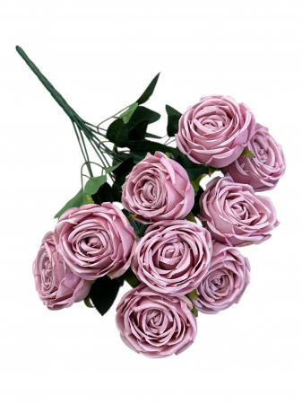 Buchet artificial Trandafiri, de gradina - 40 cm [1]