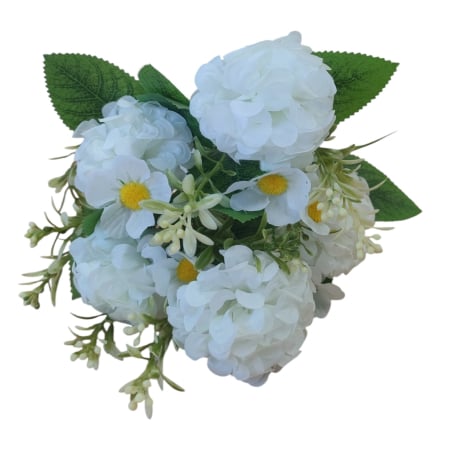 FLORI ARTIFICIALE - Buchet bulgarasi, material plastic si textil, 30 cm