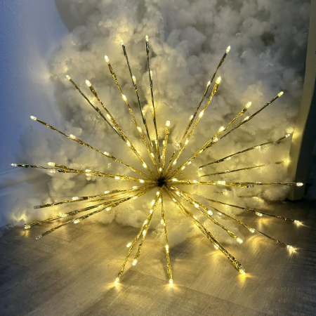 Instalatii - Buchet Glamour, instalatie de craciun 128 LED-uri cu lumina calda
