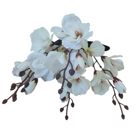 FLORI ARTIFICIALE - Buchet magnolia, material plastic si textil, 38 cm
