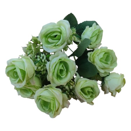 FLORI ARTIFICIALE - Buchet minirosa, material plastic si textil