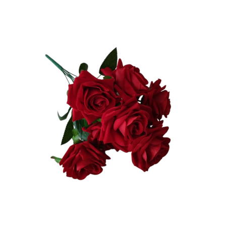 FLORI ARTIFICIALE - Buchet trandafiri 7 capete, 40 cm